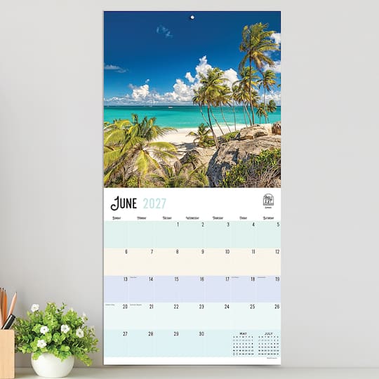 2027 Beaches Wall Calendar